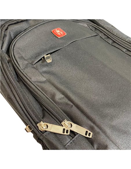 BLRS102HX,Ghiozdan Black IT 4 fermoare, Negru
