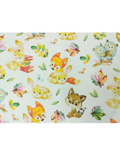 LENHVU5A,Lenjerie patut Hubners Vulpita 5 piese alb 2