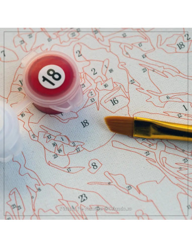 PDP2943_5040,Picturi pe numere Peisaje, 40x50 cm, Peisaj de Vara, PDP2943