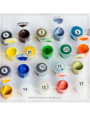 PDP2943_5040,Picturi pe numere Peisaje, 40x50 cm, Peisaj de Vara, PDP2943