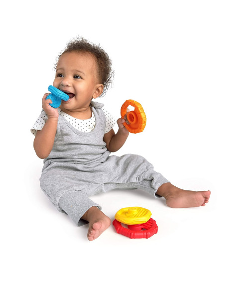 BB-12356,Baby Einstein - Jucarie multisenzoriala si de dentitie Stacking Teether