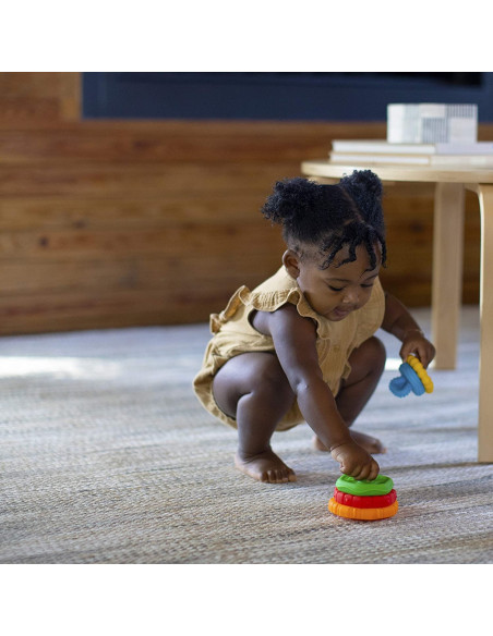 BB-12356,Baby Einstein - Jucarie multisenzoriala si de dentitie Stacking Teether