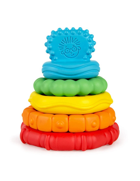BB-12356,Baby Einstein - Jucarie multisenzoriala si de dentitie Stacking Teether