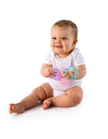 BB-13081,Bright Starts - Set cadou 9 buc jucarii zornaitoare si dentitie “Everything Nice”