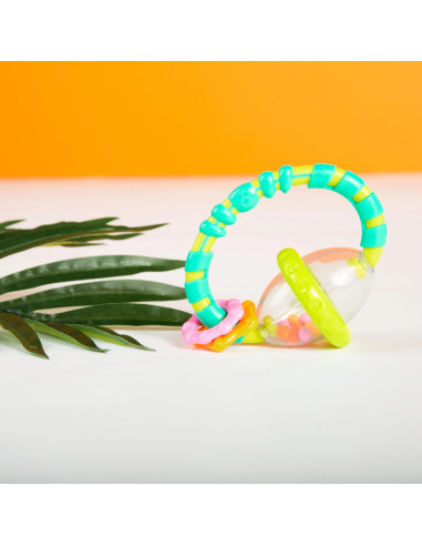 BB-13081,Bright Starts - Set cadou 9 buc jucarii zornaitoare si dentitie “Everything Nice”