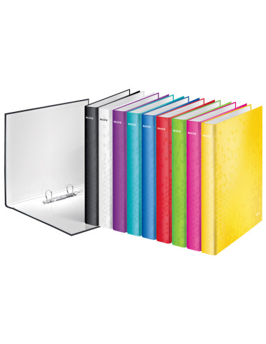 LZ42410026,Caiet mecanic a4 2 inele 25mm/40mm rosu wow leitz
