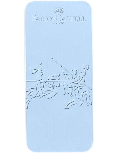 FC201524,Set FABER-CASTELL stilou M + pix grip 2010, Bleu Sky