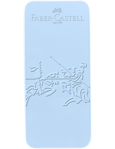 FC201524,Set FABER-CASTELL stilou M + pix grip 2010, Bleu Sky