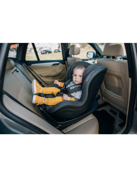 BN-46989,Scaun auto, FreeON, Galaxy, Pentru copii, I-Size, 40 - 105 cm, Rotire 360 grade, Tehnologie Isofix, Spatar reglabil, Co
