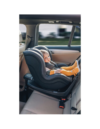 BN-46989,Scaun auto, FreeON, Galaxy, Pentru copii, I-Size, 40 - 105 cm, Rotire 360 grade, Tehnologie Isofix, Spatar reglabil, Co