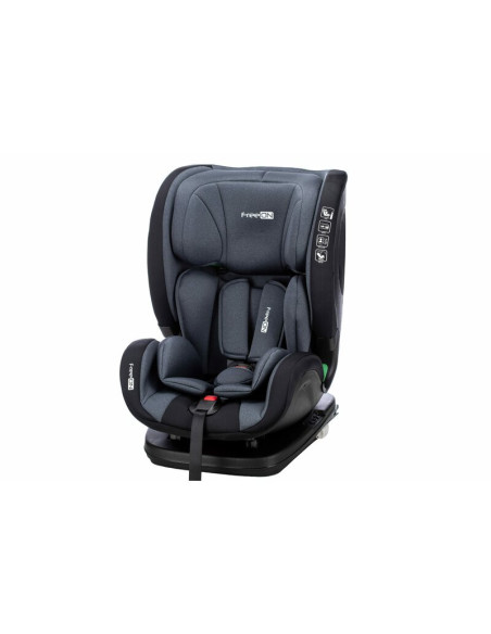 BN-47153,Scaun auto, FreeON, Trex, Pentru copii, I-Size, 76 - 150 cm, Tehnologie Isofix + Top Tether, Spatar si tetiera reglabil
