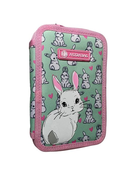 503022048,Penar neechipat ASTRA 2 fermoare, Motiv Lovely Bunny