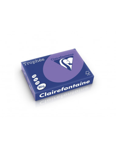 Hârtie color Clairefontaine Intens, Mov, 500 coli/top,HCO014