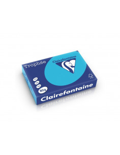 Hârtie color Clairefontaine Intens, Albastru Royal, 500 coli/top