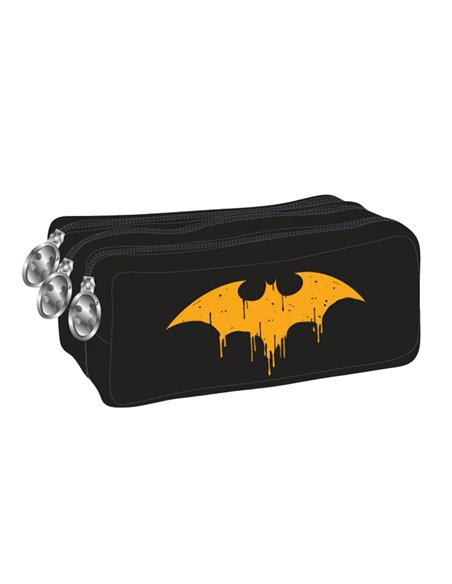 BMPE2320-1,Penar etui cu 3 fermoare, Motiv Batman