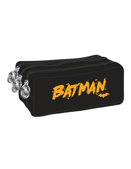 BMPE2320-1,Penar etui cu 3 fermoare, Motiv Batman
