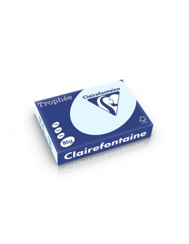 Hârtie color Clairefontaine Pastel, Bleu, 500 coli/top,HCO003