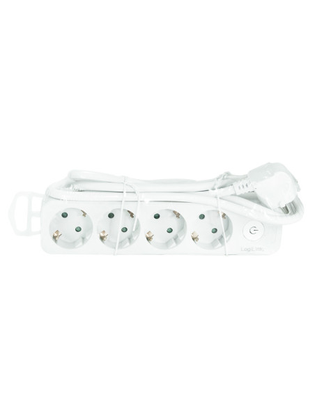 LPS245,PRELUNGITOR LOGILINK, Schuko x 4, cablu 3G 1.5mm2, 230 V/16 A, 50 Hz, max. 3600 W, buton intrerupator iluminat, IP20, 1.5 LPS245,PRELUNGITOR LOGILINK, Schuko x 4, cablu 3G 1.5mm2, 230 V/16 A, 50 Hz, max. 3600 W, buton intrerupator iluminat, IP20, 1.5