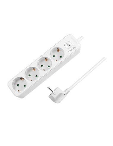 LPS245,PRELUNGITOR LOGILINK, Schuko x 4, cablu 3G 1.5mm2, 230 V/16 A, 50 Hz, max. 3600 W, buton intrerupator iluminat, IP20, 1.5 LPS245,PRELUNGITOR LOGILINK, Schuko x 4, cablu 3G 1.5mm2, 230 V/16 A, 50 Hz, max. 3600 W, buton intrerupator iluminat, IP20, 1.5