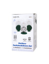 EC0008,PRIZE LOGILINK x 3, set cu telecomanda, raza 30m, pentru exterior, Schuko x 3 230 V/16 A, 50 Hz, max. 3600 W, IPX4, alb/v