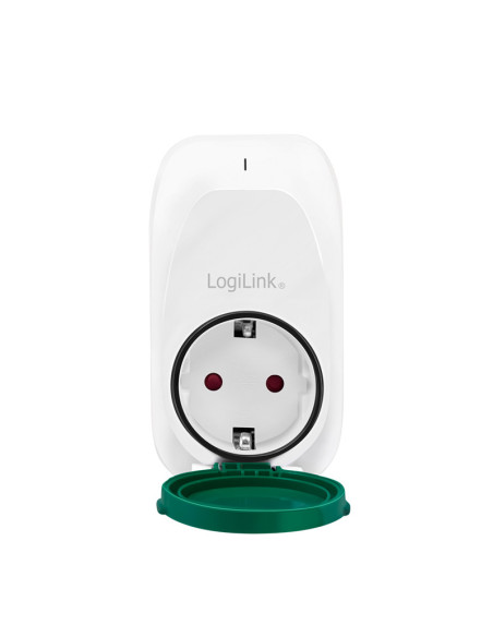 EC0008,PRIZE LOGILINK x 3, set cu telecomanda, raza 30m, pentru exterior, Schuko x 3 230 V/16 A, 50 Hz, max. 3600 W, IPX4, alb/v