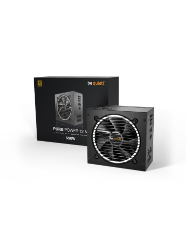 BN341,SURSA Be Quiet "PURE POWER 12 M", 550W, 80 PLUS Gold, modular, format ATX 3.0, "BN341"