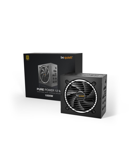 BN345,SURSA Be Quiet "PURE POWER 12 M", 1000W, 80 PLUS Gold, modular, format ATX 3.0, "BN345" BN345,SURSA Be Quiet "PURE POWER 12 M", 1000W, 80 PLUS Gold, modular, format ATX 3.0, "BN345"