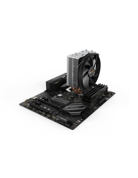 BK032,COOLER be quiet "Shadow Rock Slim 2",racire aer, Ø6 mm×4 pcs heatpipe, skt. Intel LGA 1700/1200/115x/2066/2011-v3 AMD AM5/ BK032,COOLER be quiet "Shadow Rock Slim 2",racire aer, Ø6 mm×4 pcs heatpipe, skt. Intel LGA 1700/1200/115x/2066/2011-v3 AMD AM5/