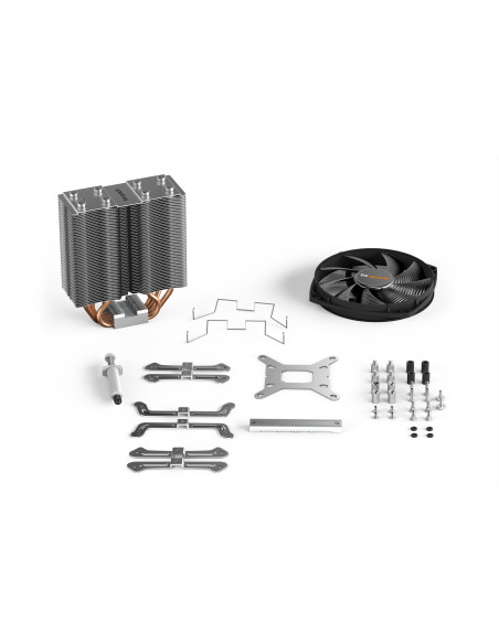 BK032,COOLER be quiet "Shadow Rock Slim 2",racire aer, Ø6 mm×4 pcs heatpipe, skt. Intel LGA 1700/1200/115x/2066/2011-v3 AMD AM5/ BK032,COOLER be quiet "Shadow Rock Slim 2",racire aer, Ø6 mm×4 pcs heatpipe, skt. Intel LGA 1700/1200/115x/2066/2011-v3 AMD AM5/