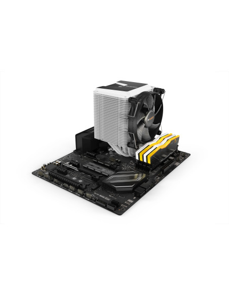 BK005,COOLER be quiet "Shadow Rock 3 White",racire aer, Ø6 mm×5 pcs heatpipe, skt. Intel LGA 1700/1200/115x/2066/2011-v3 AMD AM5