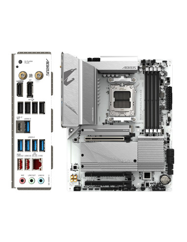 B650 A ELITE AX ICE,Placa de baza Gigabyte B650 AORUS ELITE AX ICE AM5 4x DDR5, 3x PCIE x16, 3x M.2, 1x DP 1x HDMI, 4x SATA 6GB/