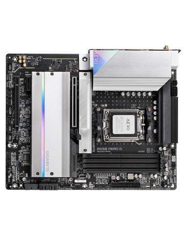 B650 AERO G,Placa de baza Gigabyte B650 AERO G AM5 4x DDR5, 3x PCIE x16, 3x M.2, 1x USB TYPE-C 1x HDMI, 4x SATA 6GB/s, ATX "B650
