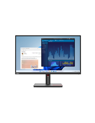 63A9GAT1EU,Monitor Lenovo ThinkVision T27p-30, 68,6 cm (27"), 3840 x 2160 Pixel, 4K Ultra HD, LED, 6 ms, Negru