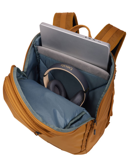 3204983,Thule Chasm TCHB215 Golden Brown, Sport, Unisex, 40,6 cm (16"), Compartiment pentru notebook, Impermeabil, Poliester