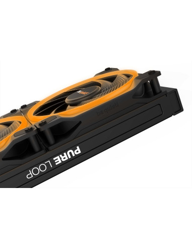 BL075,Ventilator be quiet! "LIGHT WINGS"140mm 2200 rpm, Rifle bearing, 4-pin PWM, ARGB LED, "BL075"