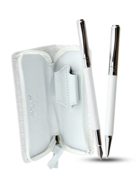 SE272W,Set pix si stilou DACO SE272W, Alb