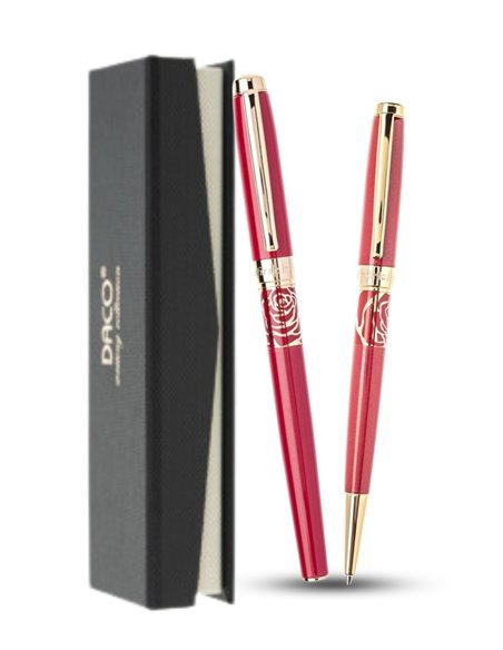 SE268R,Set pix si stilou DACO SE268R, Rosu