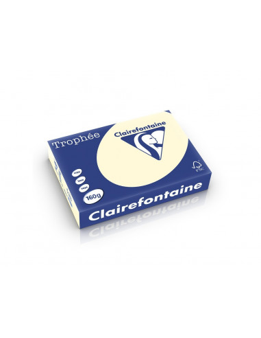 Carton color Clairefontaine Pastel, Crem,HCO015