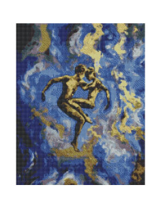 GBN442_4050,Goblen cu Diamante patrate, 40x50 cm, cod GBN-442 2