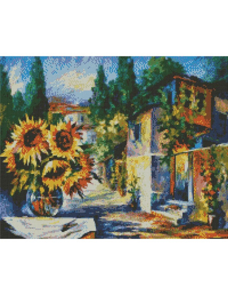 GBN432_4050,Goblen cu Diamante patrate, 40x50 cm, cod GBN-432