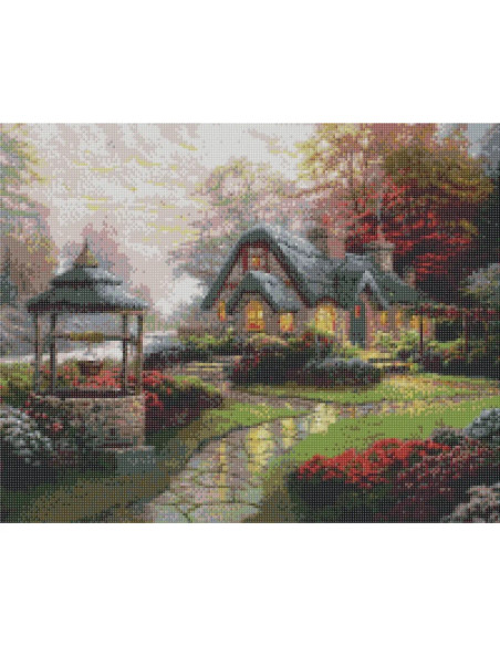 GBN389_4050,Goblen cu Diamante patrate, 40x50 cm, cod GBN-389