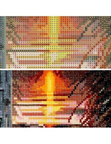 GBN382_4050,Goblen cu Diamante patrate, 40x50 cm, cod GBN-382