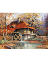 GBN243_4050,Goblen cu Diamante patrate, 40x50 cm, Toamna in Actiune, GBN-243