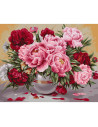 GBN306_4050,Goblen cu Diamante patrate, 40x50 cm, Trandafiri Incantati, GBN-306