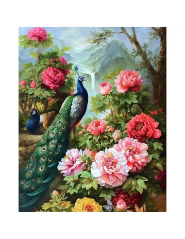 GBN238_4050,Goblen cu Diamante patrate, 40x50 cm, Splendide detalii, GBN-238