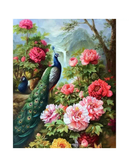 GBN238_4050,Goblen cu Diamante patrate, 40x50 cm, Splendide detalii, GBN-238