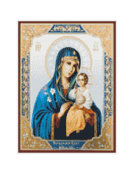 GBN231_4050,Goblen cu Diamante patrate, 40x50 cm, Icoana, GBN-231