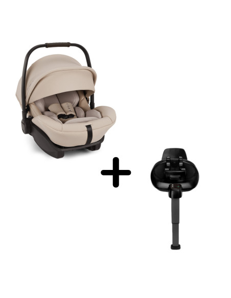 BB-CS11306BISGLSET,Nuna - Set scoica auto i-size ARRA Next Biscotti + Baza isofix BASE next i-Size pentru ARRA next, testata ADA