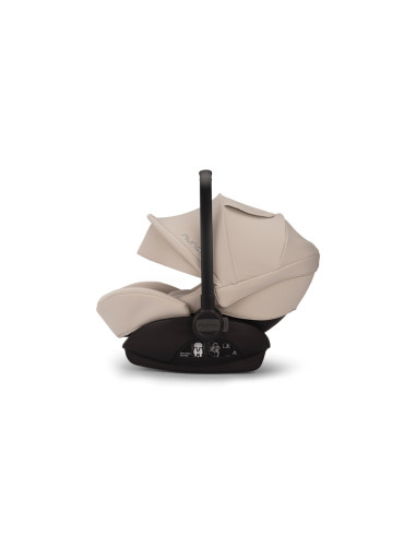 BB-CS11306BISGLSET,Nuna - Set scoica auto i-size ARRA Next Biscotti + Baza isofix BASE next i-Size pentru ARRA next, testata ADA