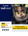 BB-CS14910BISGLSET,Nuna - Set Scaun auto rotativ i-Size TODL next Biscotti, 40-105 cm + Baza isofix BASE next i-Size pentru TODL